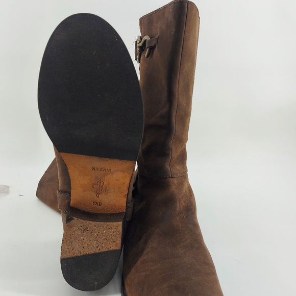 Cole Haan x Nike Air brown leather riding boots - Picture 5 of 6